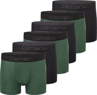 Camano Boxershorts "comfort" 6er Pack, mit Stretch-Logobund