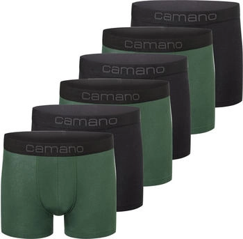 Camano Boxershorts dunkelgr&uuml;n schwarz
