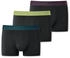Schiesser Shorts 3-Pack Organic Cotton mehrfarbig 95/5 (180194)