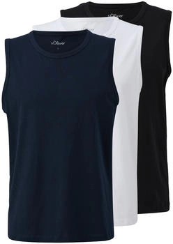 s.Oliver 2155051 T-Shirt blau schwarz weiß