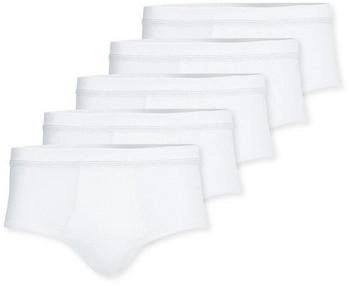 Conta Slip Unterhose 5er Feinripp weiß