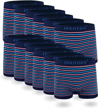 Normani Boxershorts blau rot