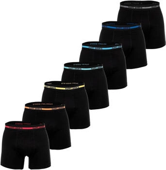 Happy Shorts Boxershorts 'Boxershort 7er Pack' schwarz