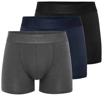 Resteröds Bamboo Retro Short Pant grau schwarz blau