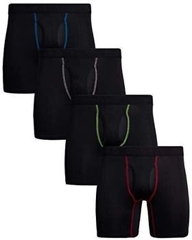Reebok Performance Boxer Briefs 4er-Pack schwarz