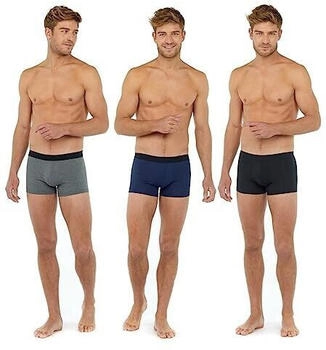 HOM Tonal Retro Short Pant 3er Pack schwarz navy grau