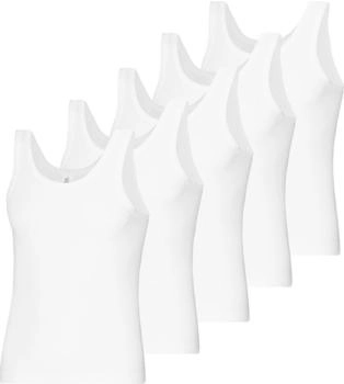 ESGE Unterhemd Tanktop 5er Pack Doppelripp weiß