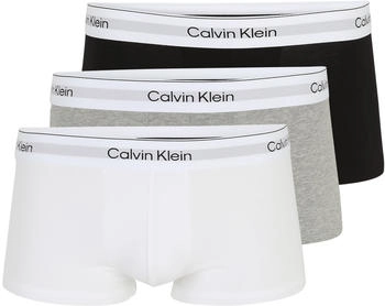 Calvin Klein 3-Pack Low-Rise-Boxershorts (LV00NB4389) white/black/grey