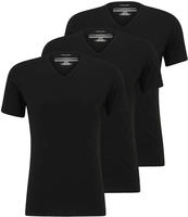 Calvin Klein Herren T-Shirt, 3er Pack - Icon Stretch, V-Ausschnitt, Mikrofaser