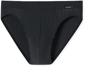 Schiesser Pure Micro Rio Slip schwarz gestreift (182175-000)
