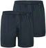 nachtblau (182426-804): Schiesser 2-Pack Multipacks Boxershorts Jersey (182426)