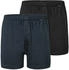schwarz/petrol (182426-908): Schiesser 2-Pack Multipacks Boxershorts Jersey (182426)
