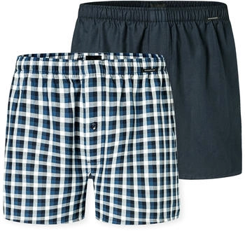 Schiesser 2-Pack Multipack Boxershorts Webware Karo mehrfarbig (182428-909) Schiesser 2-Pack Multipack Boxershorts Webware Karo mehrfarbig (182428-909)