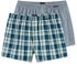 Webware Karo mehrfarbig (182428-920): Schiesser 2-Pack Multipack Boxershorts (182428)