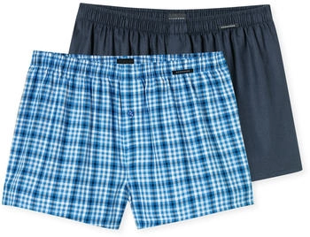 Schiesser 2-Pack Multipack Boxershorts Webware Karo mehrfarbig (182428-921) Schiesser 2-Pack Multipack Boxershorts Webware Karo mehrfarbig (182428-921)