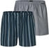 Webware Streifen mehrfarbig (182428-910): Schiesser 2-Pack Multipack Boxershorts (182428)