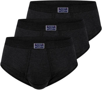 ESGE Slip Unterhose 5er Pack Feinripp jeans schwarz