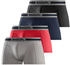 Bench Funktionsboxer 4er-Pack rot grau-meliert navy schwarz