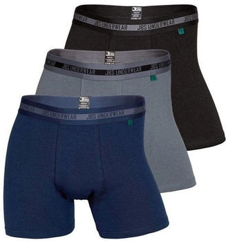 JBS Bamboo Long Short Pant 3er Pack mehrfarbig