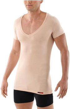 Albert Kreuz Unterhemd atmungsaktiv Deep-V-Neck MicroModal