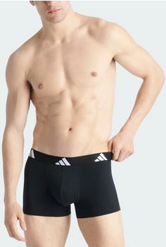 Adidas Active Flex Cotton Boxershorts 3er-Pack - Unterw&auml;sche Black (JK3944)