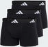 Adidas Active Flex Cotton Boxershorts 3er-Pack - Unterwäsche Black (JK3944)