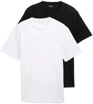 Tom Tailor Basic T-Shirts im 2er-Pack Black (1047043_29999)