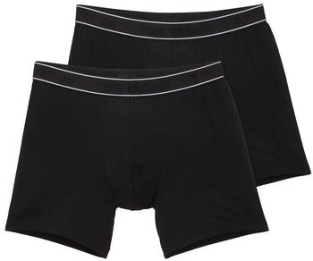 Tom Tailor Mittellange Boxershorts im 2er-Pack black-dark-solid (75145_U930)