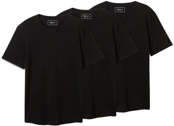 Tom Tailor Denim T-Shirts aus Baumwolle im 3er-Pack Black (1042368_29999) Tom Tailor Denim T-Shirts aus Baumwolle im 3er-Pack Black (1042368_29999)