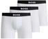 Hugo Boss Dreier-Pack eng anliegende Boxershorts aus Stretch-Baumwolle mit Logos - Style BoxerBr 3P ONE 50544272 Weiß