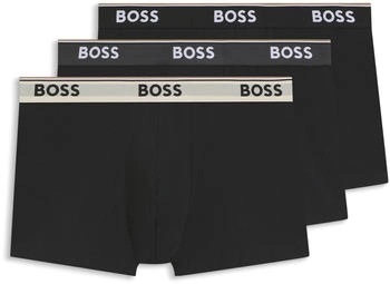 Hugo Boss Dreier-Pack eng anliegende Boxershorts aus Stretch-Baumwolle mit kurzem Bein und Logos am Bund - Style Trunk 3P Power 50531684 Gemustert
