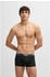 Hugo Boss Dreier-Pack eng anliegende Boxershorts aus Stretch-Baumwolle mit kurzem Bein und Logos am Bund - Style Trunk 3P Power 50531684 Gemustert