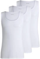 BOSS Tanktop "3P RibClassic BOSS ONE" Ton in Ton Stickerei auf der Brust