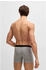 Hugo Boss Dreier-Pack eng anliegende Boxershorts aus Stretch-Baumwolle mit Logos - Style BoxerBr 3P ONE 50544272 Weiß / Grau / Schwarz