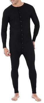 Fruit of the Loom Premium Thermal Union Suit Pyjamahose schwarz