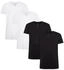 Bamboo Basics Viskose T-Shirt 4er Pack weiß schwarz