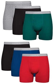 Hanes Boxershorts ohne Etikett 6er-Pack retroshorts