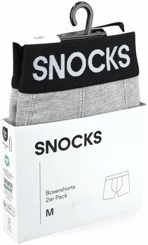 Snocks Boxershorts light grey melange