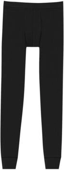 Schiesser Lange Unterhose Bündchenabschlüssen schwarz Schiesser Lange Unterhose Bündchenabschlüssen schwarz