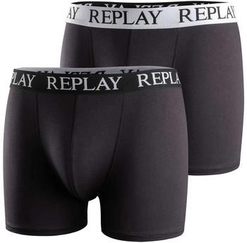 Replay Boxershort 2er Pack schwarz weiß