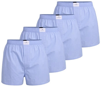 Tom Tailor Herren Web-Boxershorts 4er Pack Pure Cotton karier Tom Tailor Herren Web-Boxershorts 4er Pack Pure Cotton karier