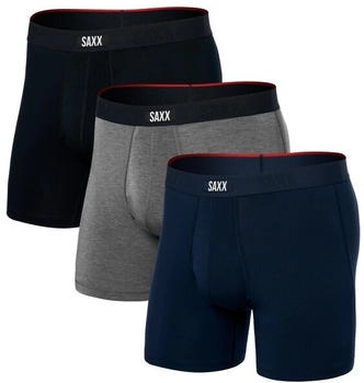 Saxx Vibe Xtra Fly 3er Pack Boxer schwarz