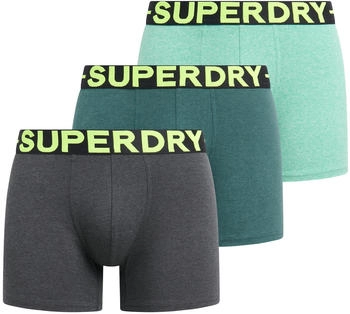 Superdry Boxershorts Dreifach grün neon