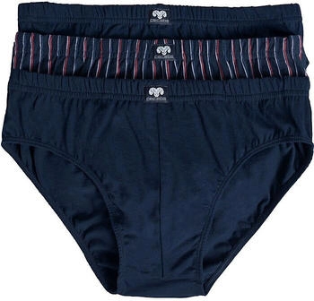 Ceceba Bio Single-Jersey Herren-Slip 3er-Pack blau