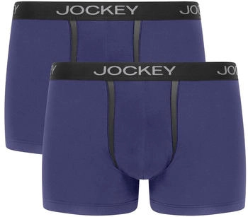 Jockey Chafe Proof Pouch Pants 2er-Pack Logo-Gummibund midnight sail