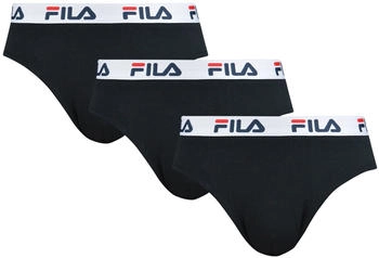 Fila Slip 3er Pack elastischer Logobund schwarz