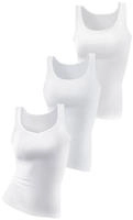 petite fleur Achselhemd 3er-Pack, aus reiner Baumwolle, Tanktop, Unterziehshirt