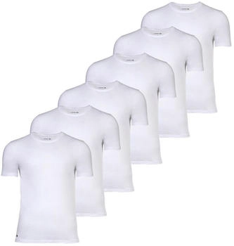 Lacoste T-Shirt 6er Pack weiß schwarz