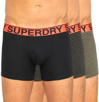 Superdry Boxershorts im 3er-Pack kaki gesprenkelt schwarz