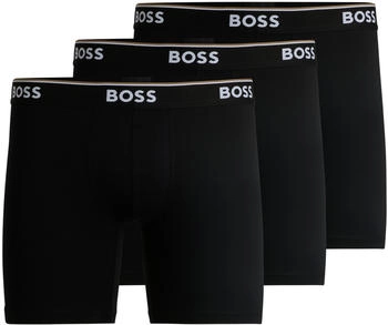Hugo Boss One Long Boxer 3er-Pack 001 schwarz black